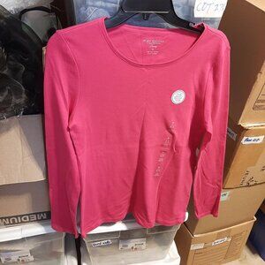 NEW !Charter Club Pima Cotton Sweater Women Pink Size M
